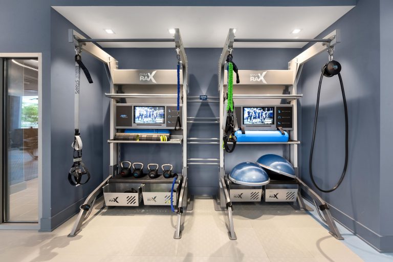 Suspension training area.