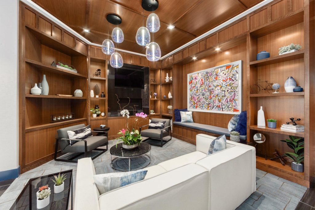 Resident library room.