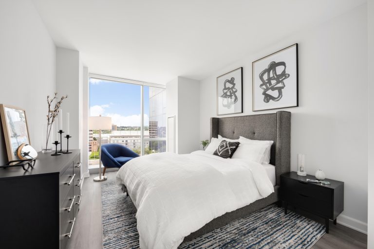 Primary bedroom interior.